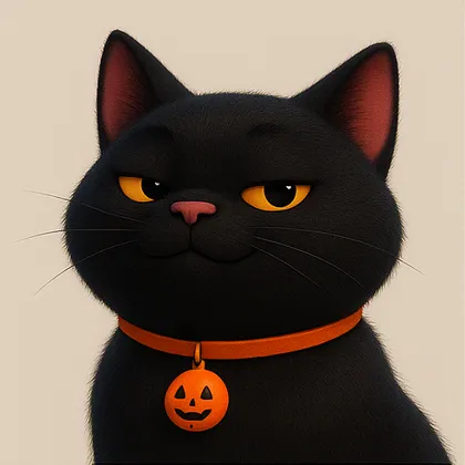 Midnight looking smug